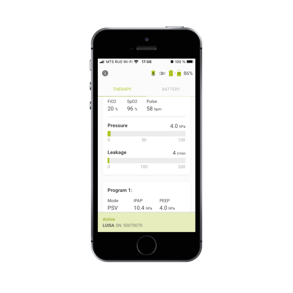 LUISA App for Ventilator Monitoring in Nepal - Respitech Healthcare